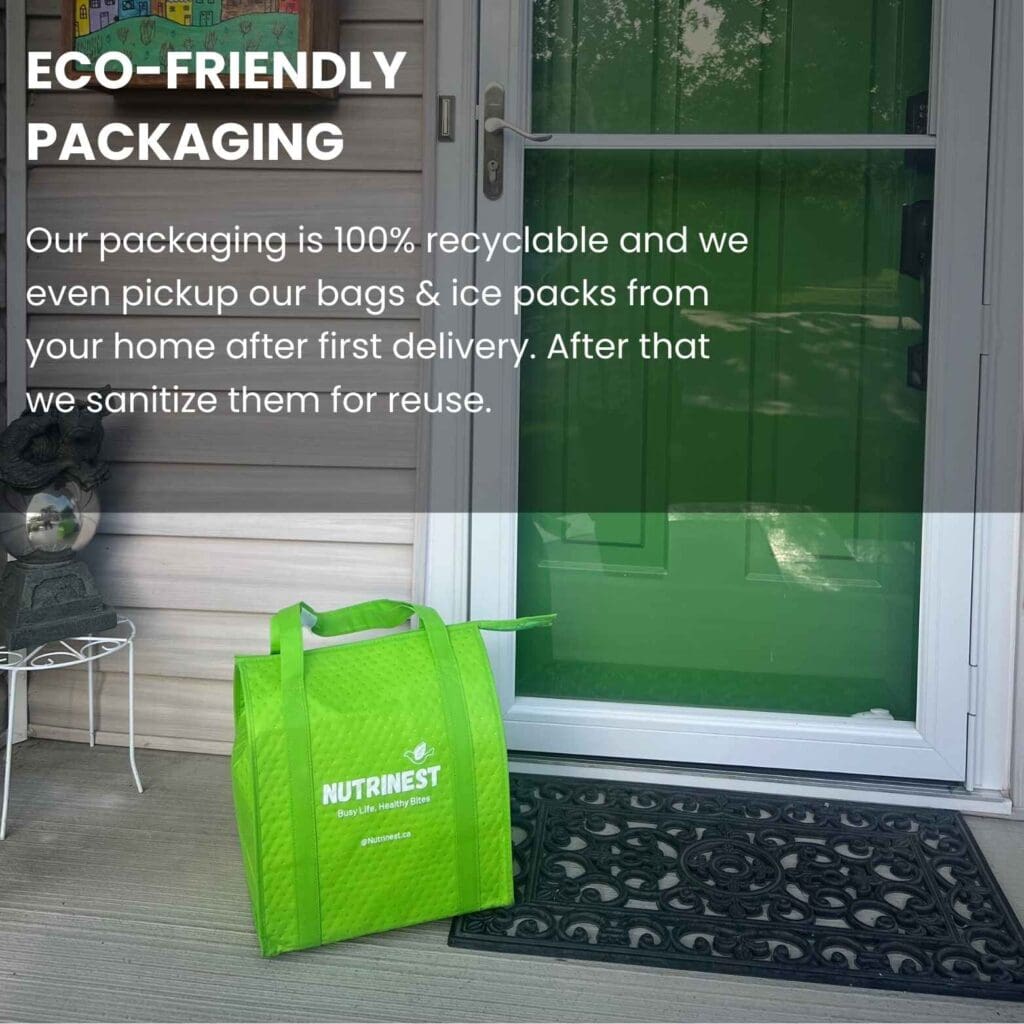 Eco friendly packaging Nutrinest Edmonton